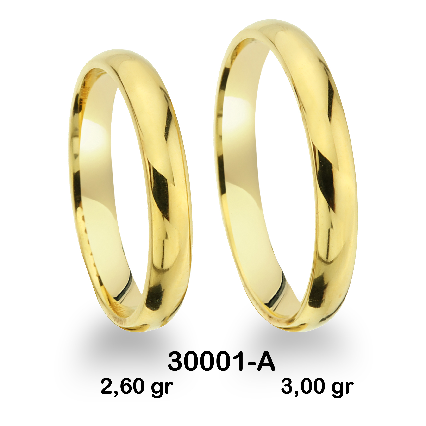 Sarı Alyans Modeli-30001-A
